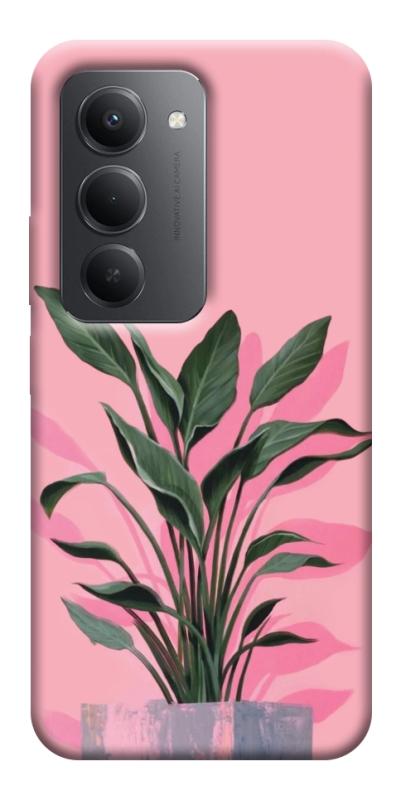 Чехол itsPrint Pink plant для Xiaomi Redmi 15 (EU), цветы, купить оптом с доставкой