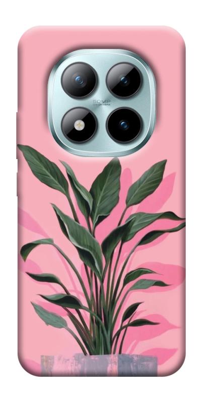 Чехол itsPrint Pink plant для Xiaomi Redmi Note 15 Pro 5G, цветы, купить оптом с доставкой