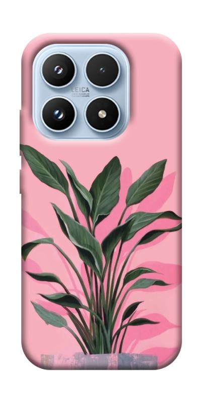 Чохол itsPrint Pink plant для Xiaomi 17 Pro, квіти, купити оптом з доставкою