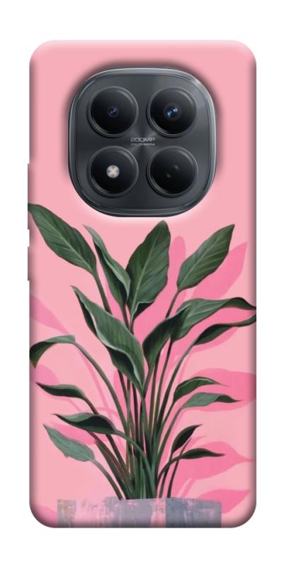 Чехол itsPrint Pink plant для Xiaomi Redmi Note 15 Pro 4G, цветы, купить оптом с доставкой