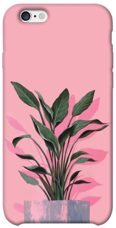 Чехол itsPrint Pink plant для Apple iPhone 6/6s (4.7"), цветы, купить оптом с доставкой
