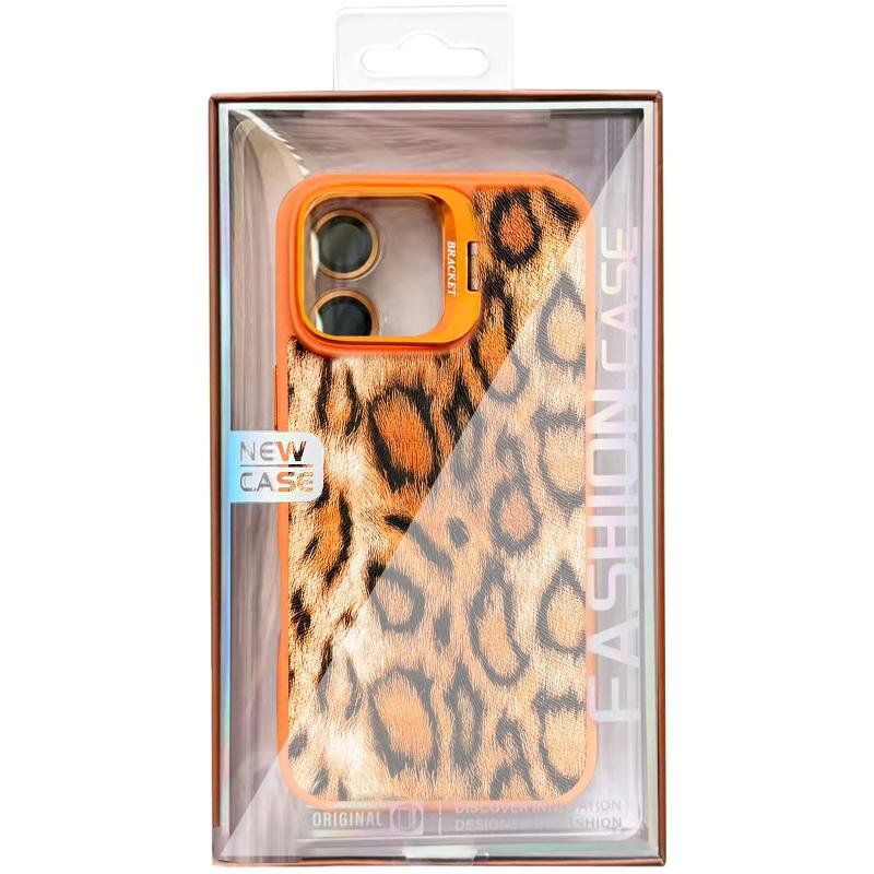 Чехол TPU+PC Wild Leopard with MagSafe and Lens для Apple iPhone 13 / 14 (6.1) на картинке №2