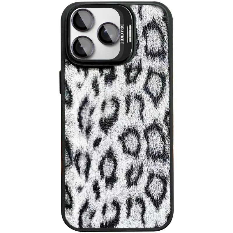 Чехол TPU+PC Wild Leopard with Magnetic Fit and Lens для Apple iPhone 15 Pro (6.1"), Black 3, TPU+PC, купить оптом с доставкой