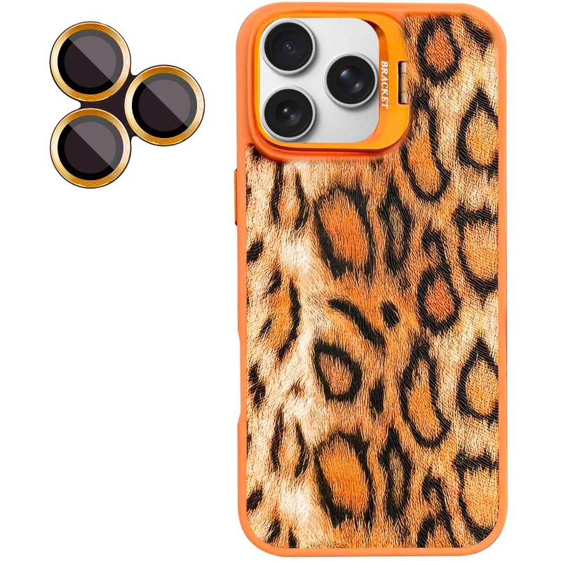 Чехол TPU+PC Wild Leopard with MagSafe and Lens для Apple iPhone 15 Pro (6.1) на картинке №3