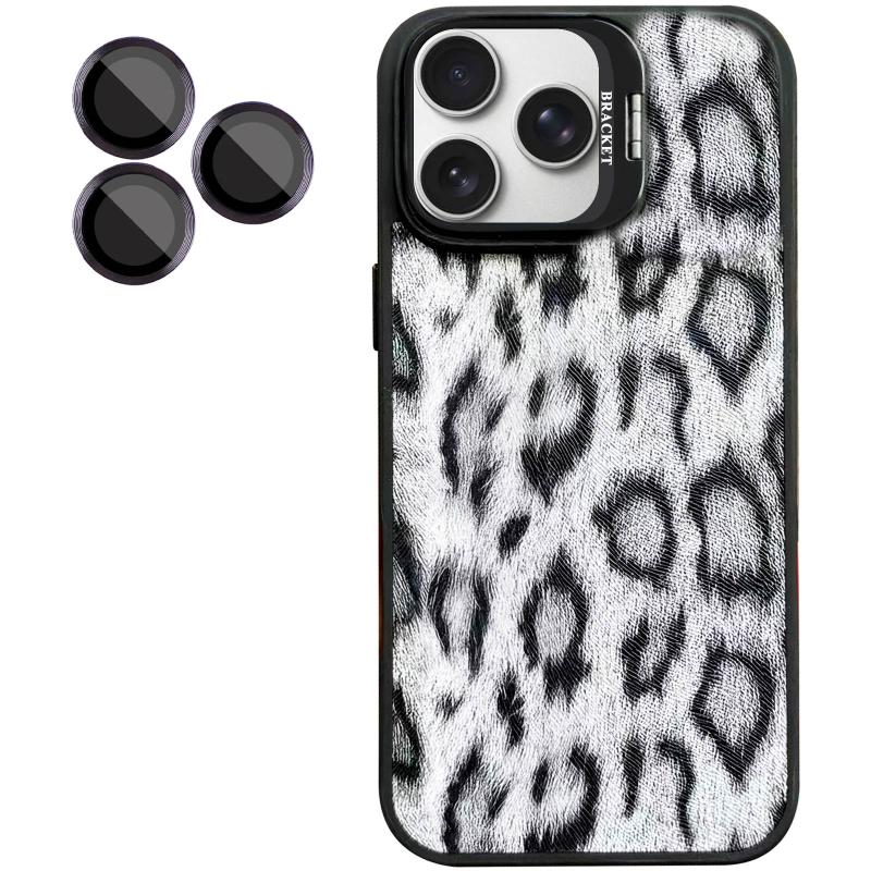 Чехол TPU+PC Wild Leopard with MagSafe and Lens для Apple iPhone 16 Pro (6.3) на картинке №3