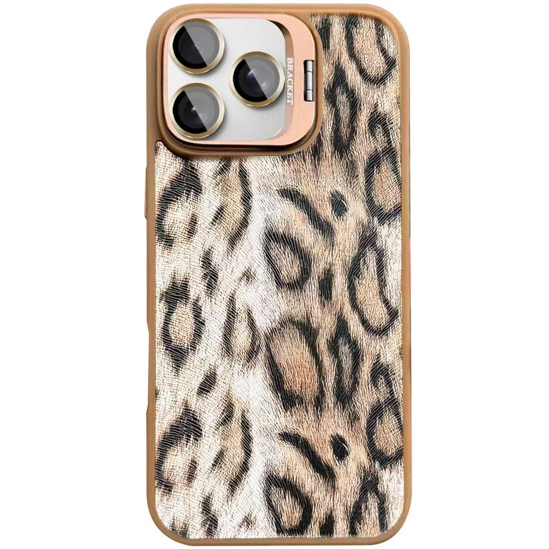 Чехол TPU+PC Wild Leopard with MagSafe and Lens для Apple iPhone 16 Pro (6.3) на картинке №4