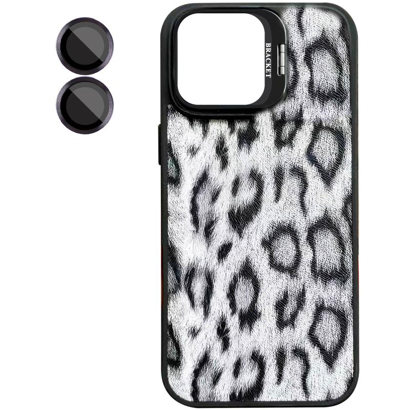 Чехол TPU+PC Wild Leopard with MagSafe and Lens для Apple iPhone 17 (6.3) на картинке №2