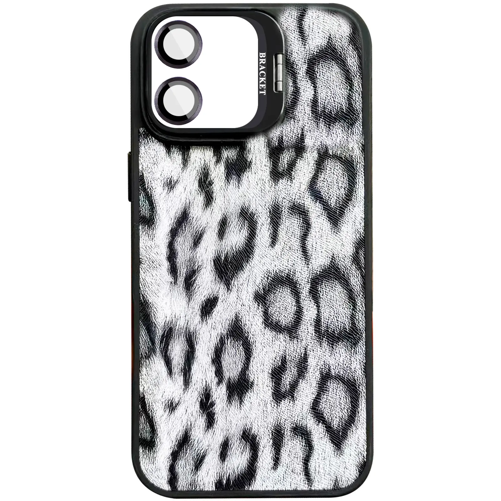 Чехол TPU+PC Wild Leopard with Magnetic Fit and Lens для Apple iPhone 17 (6.3"), Black, TPU+PC, купить оптом с доставкой