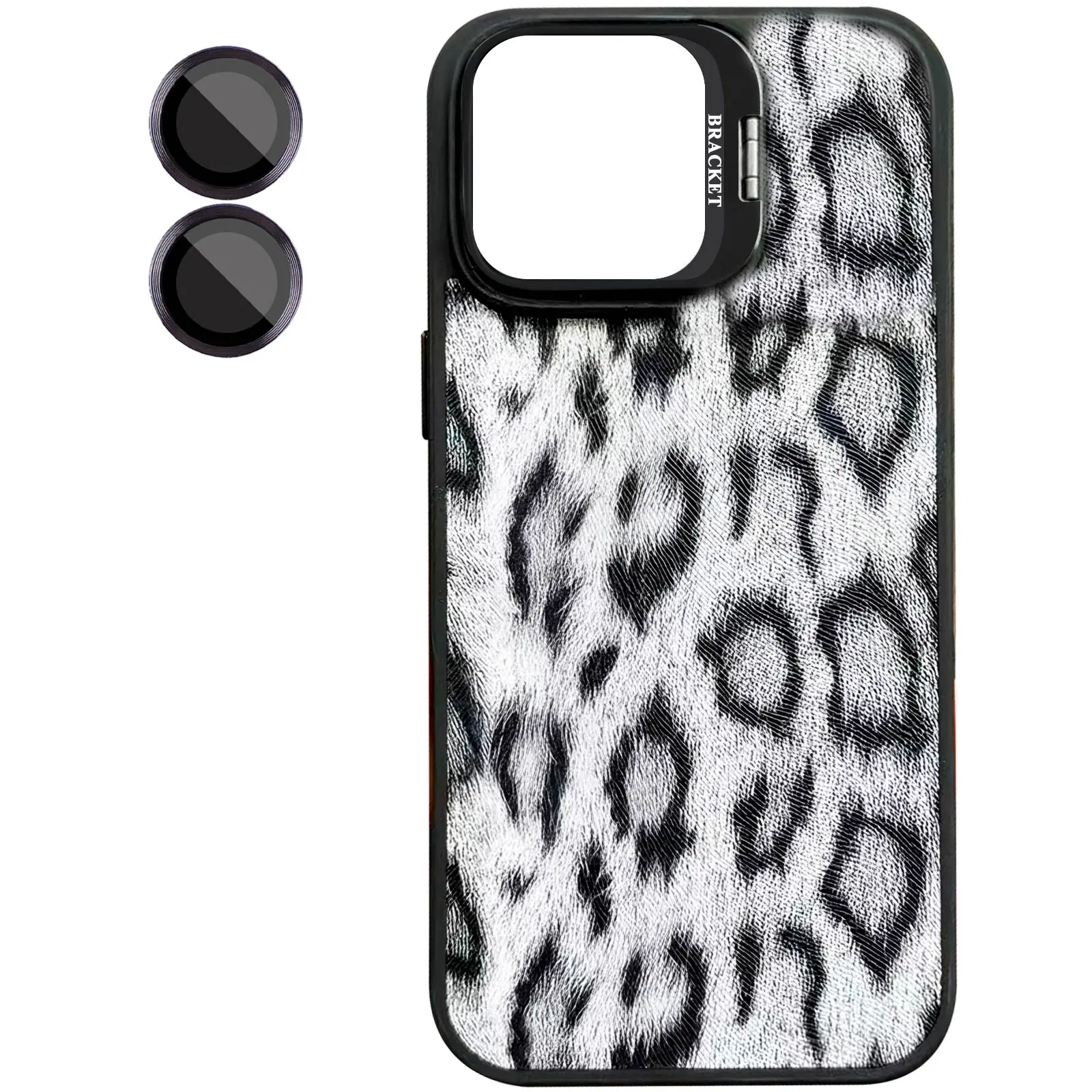 Чехол TPU+PC Wild Leopard with Magnetic Fit and Lens для Apple iPhone 17 (6.3"), Black 1, TPU+PC, купить оптом с доставкой