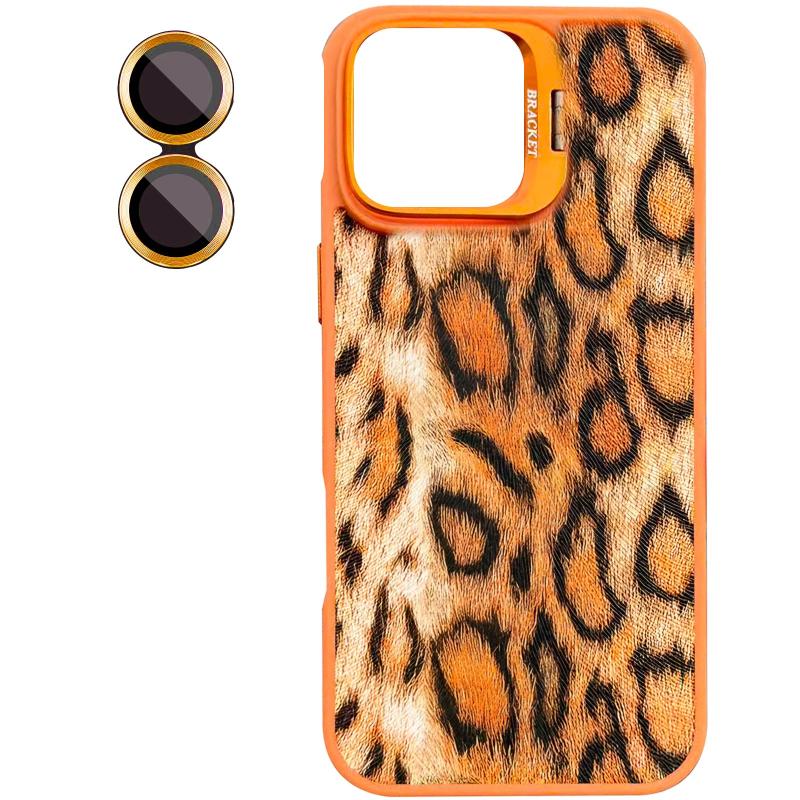 Чехол TPU+PC Wild Leopard with MagSafe and Lens для Apple iPhone 17 (6.3) на картинке №3