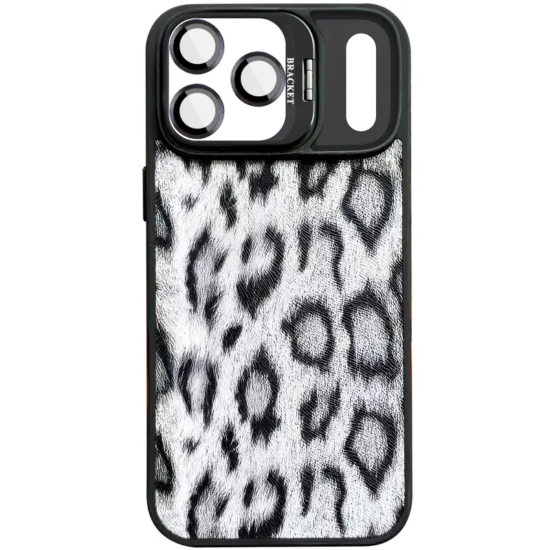 Чехол TPU+PC Wild Leopard with Magnetic Fit and Lens для Apple iPhone 17 Pro (6.3"), Black, TPU+PC, купить оптом с доставкой