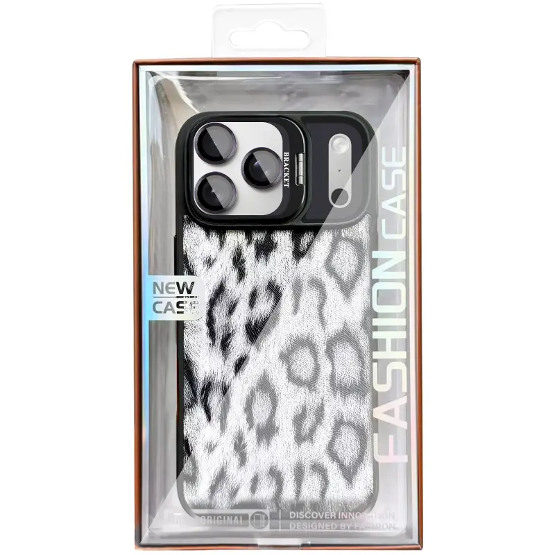 Чехол TPU+PC Wild Leopard with Magnetic Fit and Lens для Apple iPhone 17 Pro (6.3"), Black 1, TPU+PC, купить оптом с доставкой