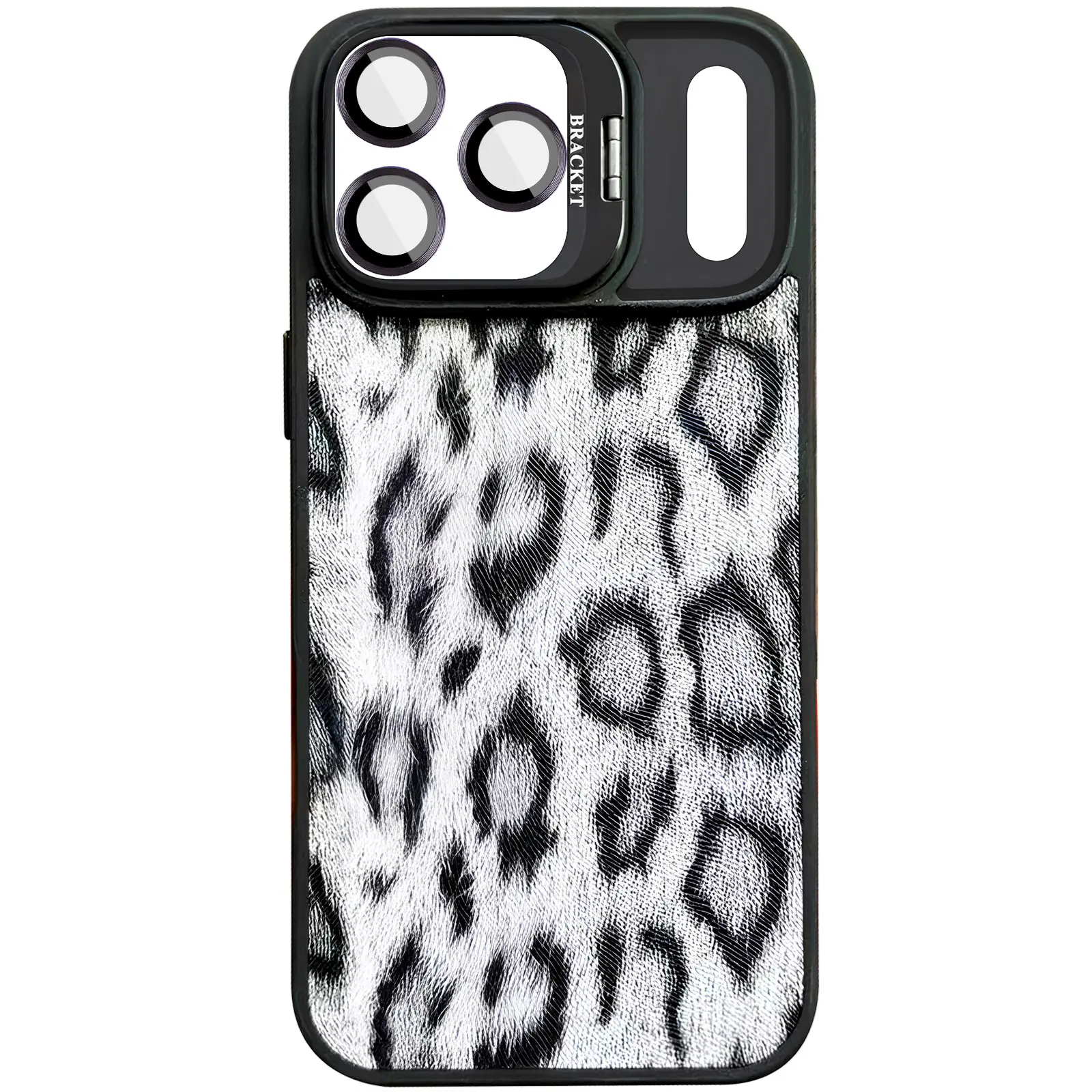 Чехол TPU+PC Wild Leopard with Magnetic Fit and Lens для Apple iPhone 17 Pro (6.3"), Black, TPU+PC, купить оптом с доставкой