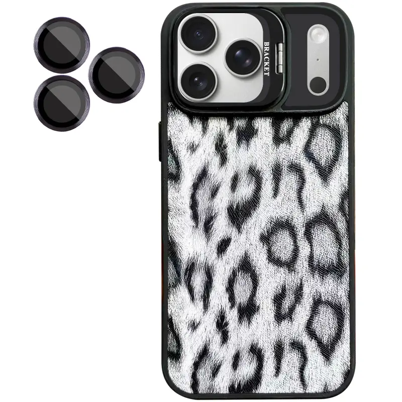 Чехол TPU+PC Wild Leopard with Magnetic Fit and Lens для Apple iPhone 17 Pro (6.3"), Black 2, TPU+PC, купить оптом с доставкой