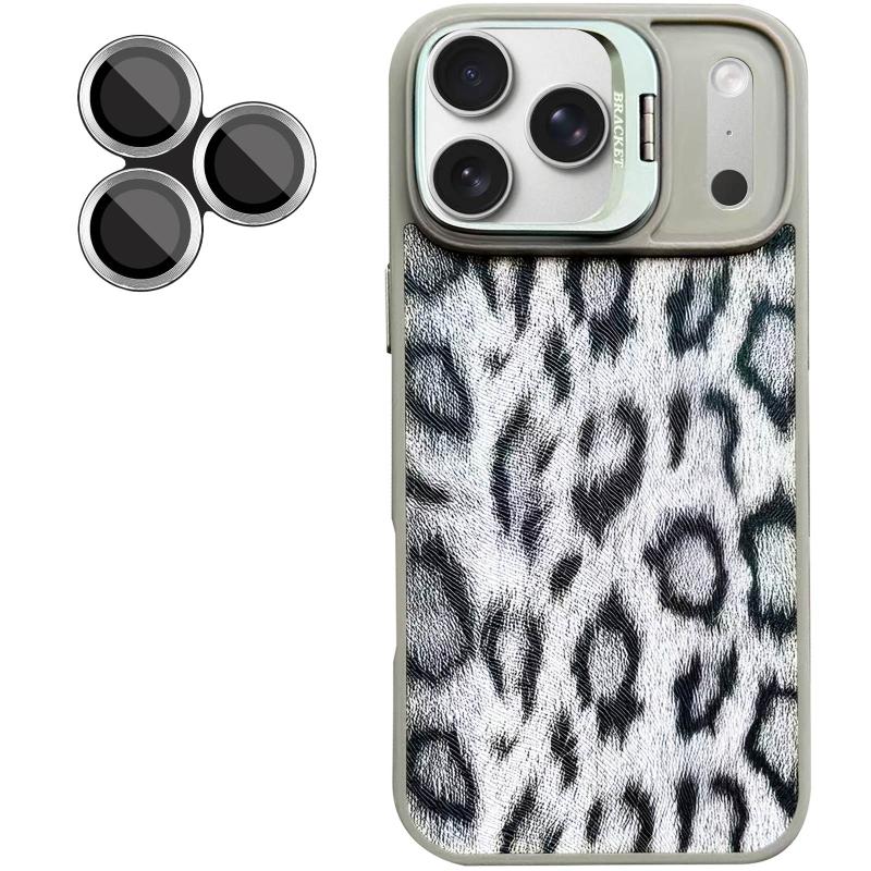 Чехол TPU+PC Wild Leopard with MagSafe and Lens для Apple iPhone 17 Pro (6.3) на картинке №4