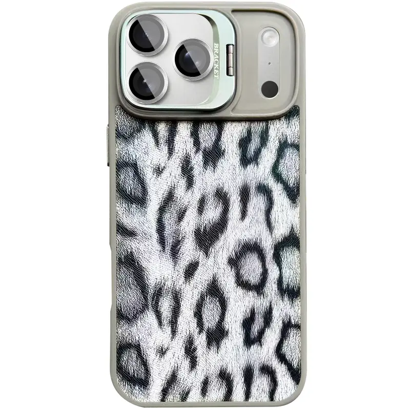 Чехол TPU+PC Wild Leopard with Magnetic Fit and Lens для Apple iPhone 17 Pro (6.3"), Grey 4, TPU+PC, купить оптом с доставкой