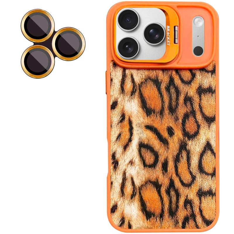 Чехол TPU+PC Wild Leopard with MagSafe and Lens для Apple iPhone 17 Pro Max (6.9) на картинке №4