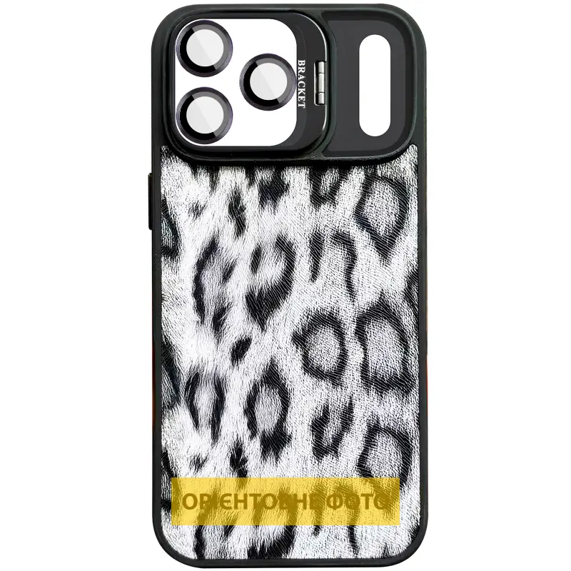 Чехол TPU+PC Wild Leopard with Magnetic Fit and Lens для Apple iPhone 17 Air (6.5"), Black, TPU+PC, купить оптом с доставкой