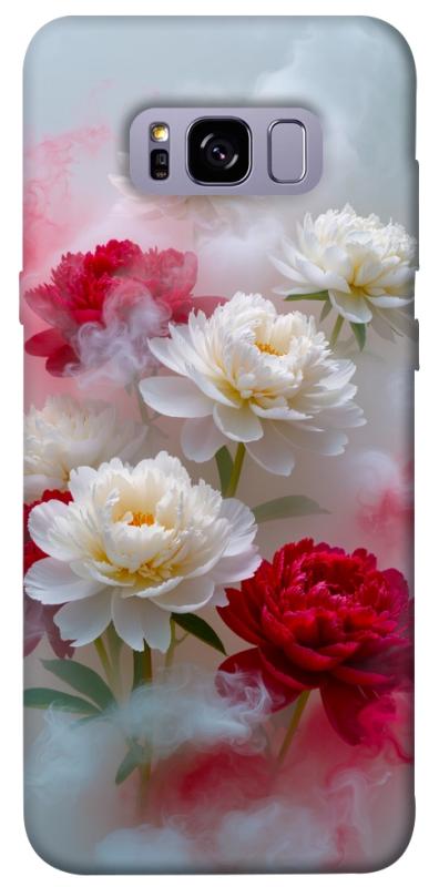 Чехол itsPrint Red and white smoke для Samsung G955 Galaxy S8 Plus, цветы, купить оптом с доставкой