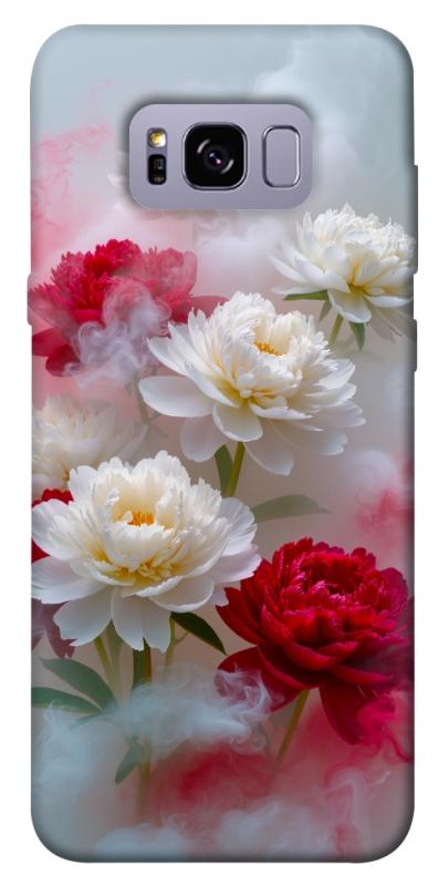 Чехол itsPrint Red and white smoke для Samsung G955 Galaxy S8 Plus, цветы, купить оптом с доставкой