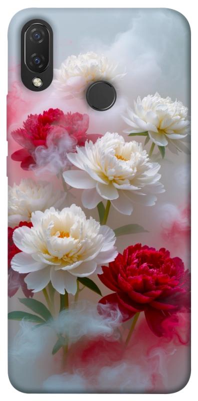 Чехол itsPrint Red and white smoke для Huawei P Smart+ (nova 3i), цветы, купить оптом с доставкой