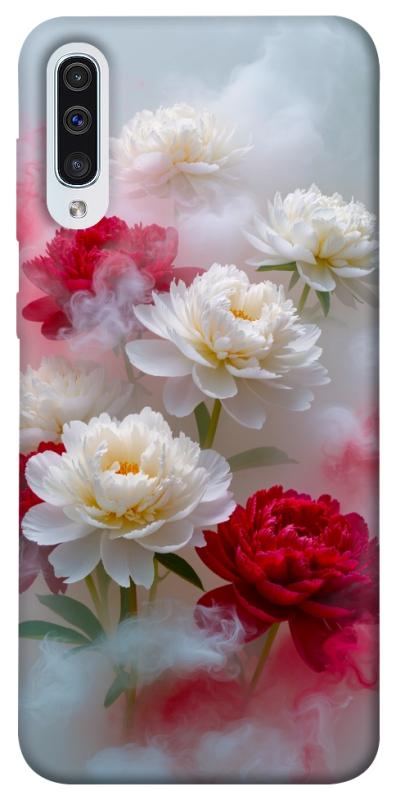 Чехол itsPrint Red and white smoke для Samsung Galaxy A50 (A505F) / A50s / A30s, цветы, купить оптом с доставкой