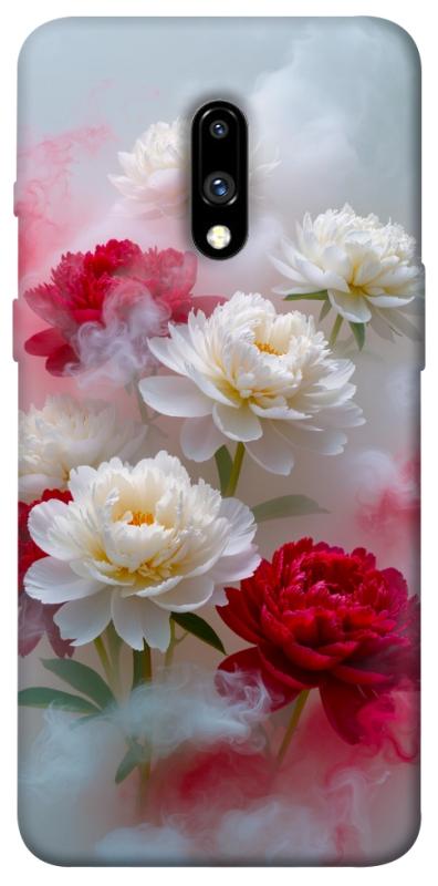 Чехол itsPrint Red and white smoke для OnePlus 7, цветы, купить оптом с доставкой