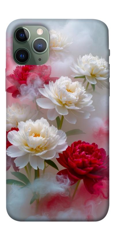 Чехол itsPrint Red and white smoke для Apple iPhone 11 Pro (5.8"), цветы, купить оптом с доставкой