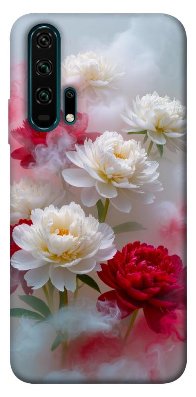 Чехол itsPrint Red and white smoke для Huawei Honor 20 Pro, цветы, купить оптом с доставкой