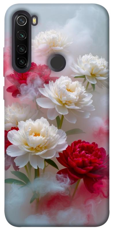 Чехол itsPrint Red and white smoke для Xiaomi Redmi Note 8T, цветы, купить оптом с доставкой