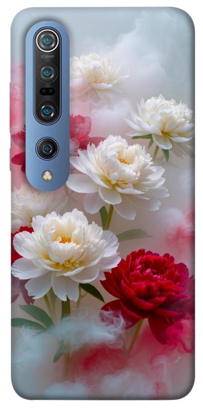 Чехол itsPrint Red and white smoke для Xiaomi Mi 10 / Mi 10 Pro, цветы, купить оптом с доставкой