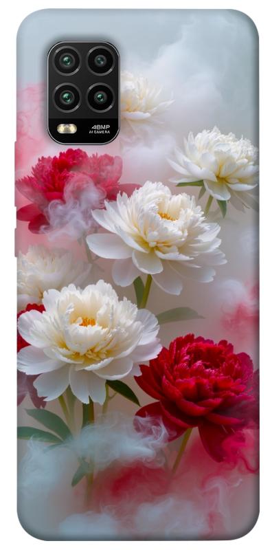 Чехол itsPrint Red and white smoke для Xiaomi Mi 10 Lite, цветы, купить оптом с доставкой