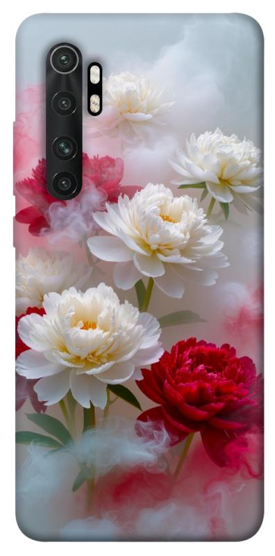 Чехол itsPrint Red and white smoke для Xiaomi Mi Note 10 Lite, цветы, купить оптом с доставкой