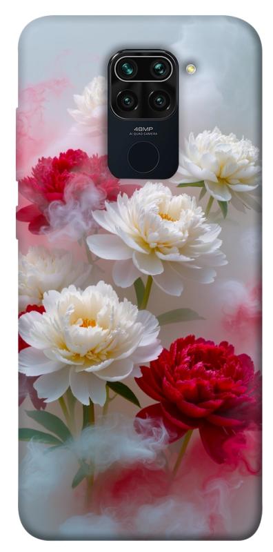 Чехол itsPrint Red and white smoke для Xiaomi Redmi Note 9 / Redmi 10X, цветы, купить оптом с доставкой