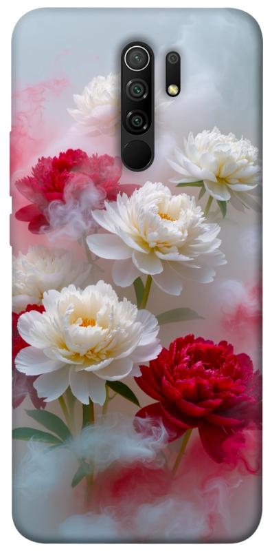 Чехол itsPrint Red and white smoke для Xiaomi Redmi 9, цветы, купить оптом с доставкой