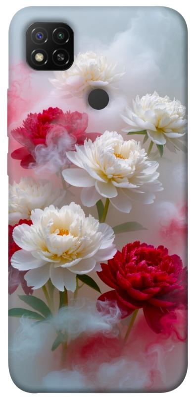 Чехол itsPrint Red and white smoke для Xiaomi Redmi 9C, цветы, купить оптом с доставкой