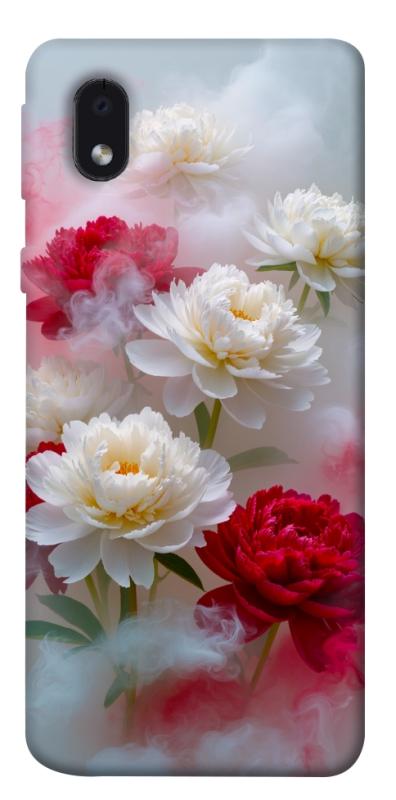 Чехол itsPrint Red and white smoke для Samsung Galaxy M01 Core / A01 Core, цветы, купить оптом с доставкой