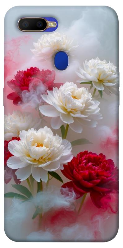 Чехол itsPrint Red and white smoke для Oppo A5s / Oppo A12, цветы, купить оптом с доставкой