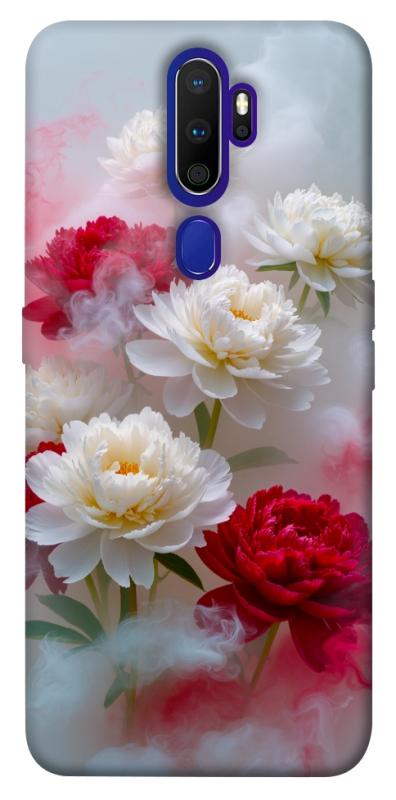 Чехол itsPrint Red and white smoke для Oppo A5 (2020) / Oppo A9 (2020), цветы, купить оптом с доставкой