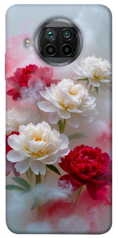 Чехол itsPrint Red and white smoke для Xiaomi Mi 10T Lite / Redmi Note 9 Pro 5G, цветы, купить оптом с доставкой