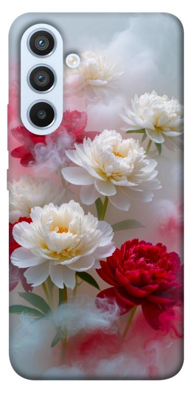 Чехол itsPrint Red and white smoke для Samsung Galaxy A54 5G, цветы, купить оптом с доставкой