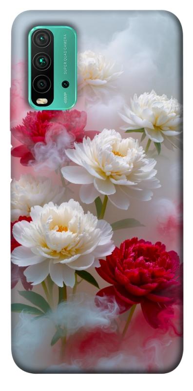 Чехол itsPrint Red and white smoke для Xiaomi Redmi Note 9 4G / Redmi 9 Power / Redmi 9T, цветы, купить оптом с доставкой