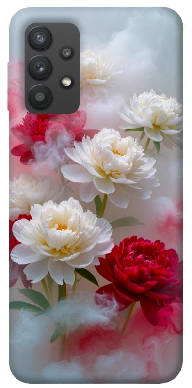 Чехол itsPrint Red and white smoke для Samsung Galaxy A32 (A325F) 4G, цветы, купить оптом с доставкой