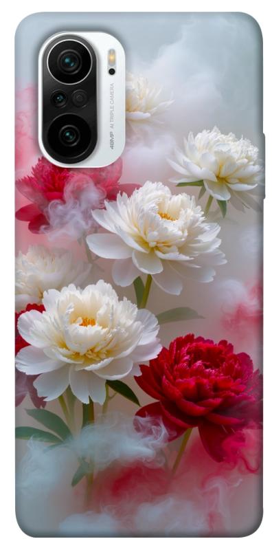 Чохол itsPrint Red and white smoke для Xiaomi Redmi K40 / K40 Pro / K40 Pro+ / Poco F3, квіти, купити оптом з доставкою