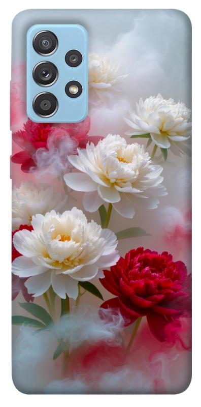 Чехол itsPrint Red and white smoke для Samsung Galaxy A52 4G / A52 5G, цветы, купить оптом с доставкой