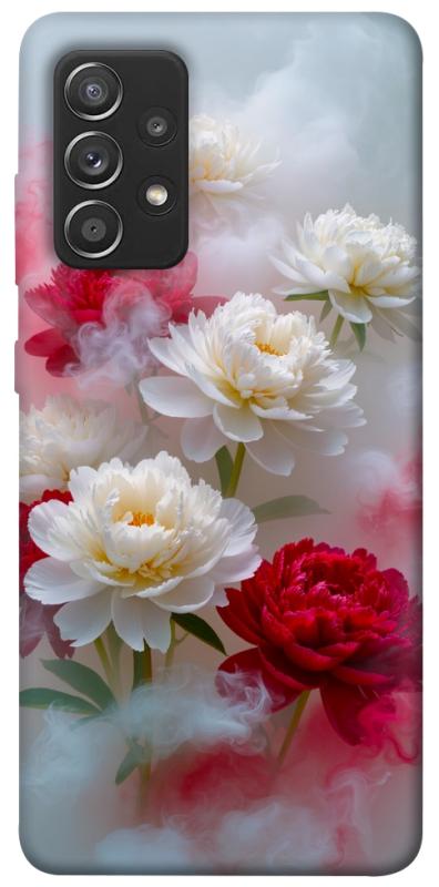Чехол itsPrint Red and white smoke для Samsung Galaxy A52 4G / A52 5G, цветы, купить оптом с доставкой