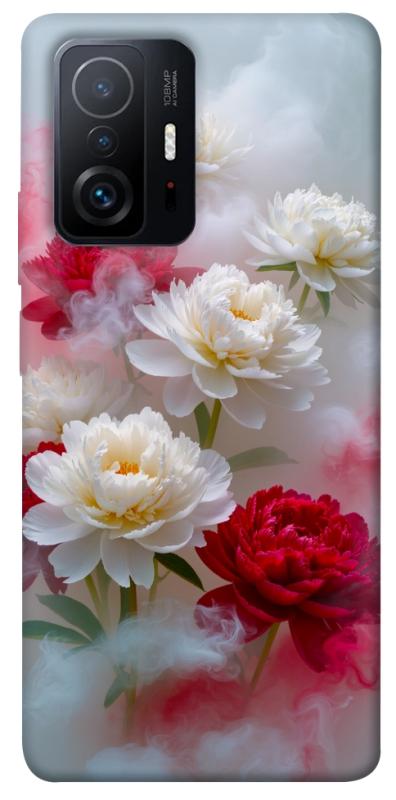 Чехол itsPrint Red and white smoke для Xiaomi 11T / 11T Pro, цветы, купить оптом с доставкой
