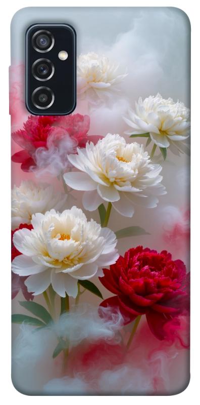 Чехол itsPrint Red and white smoke для Samsung Galaxy M52, цветы, купить оптом с доставкой