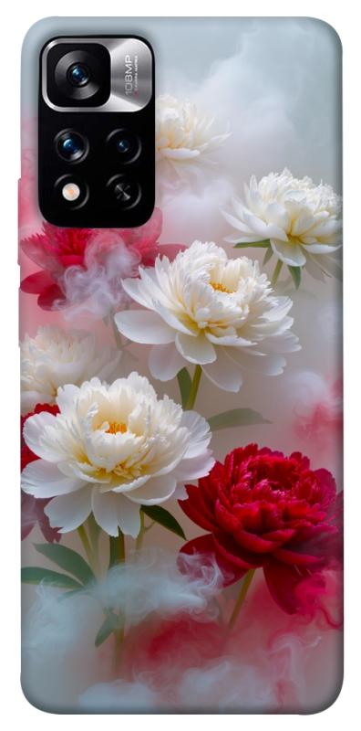 Чехол itsPrint Red and white smoke для Xiaomi Poco M4 Pro 5G, цветы, купить оптом с доставкой