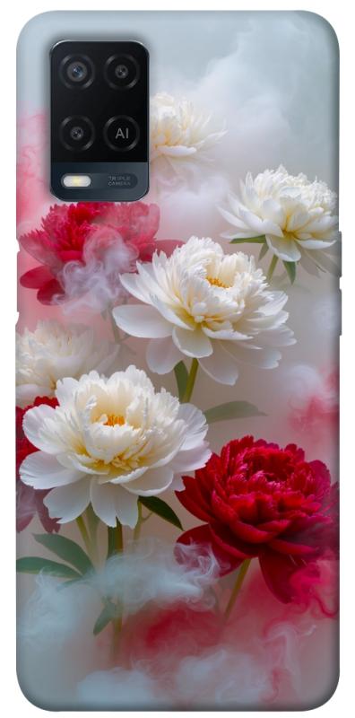 Чохол itsPrint Red and white smoke для Oppo A16s / A16, квіти, купити оптом з доставкою